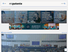 Tablet Screenshot of mipatente.com